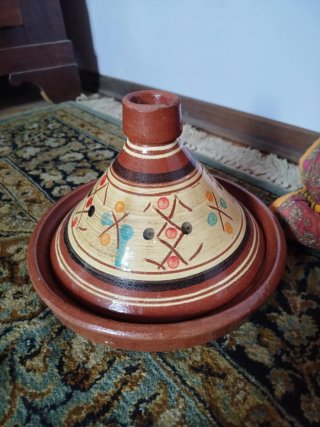 Tajine originale Marocco terracotta