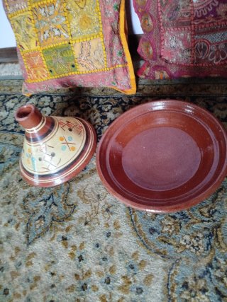 Tajine originale Marocco terracotta