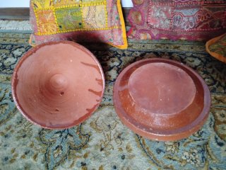 Tajine originale Marocco terracotta