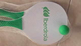 Palas de playa con pelota