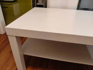 Mesa baja blanca Ikea