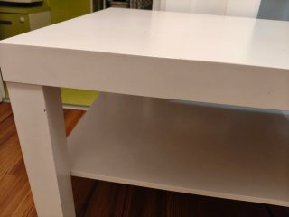 Mesa baja blanca Ikea