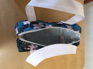 Bolso neceser estampado floral