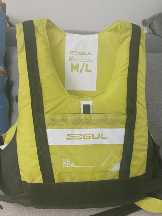Chaleco salvavidas GARDA, marca GUL talla M/L