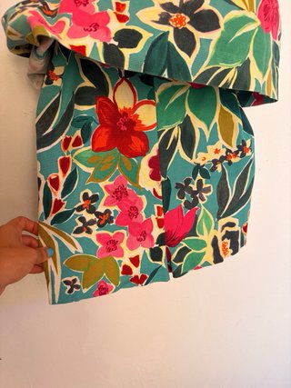 Vestido floral Zara Talla XS