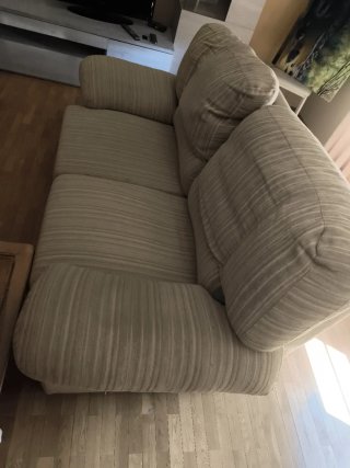 Sofá de 2 plazas beige