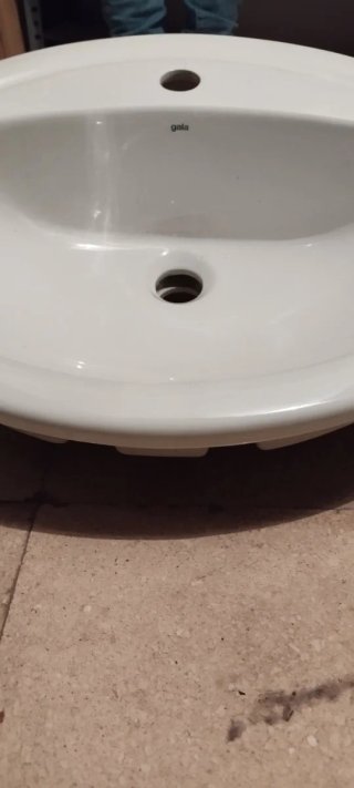 Lavabo Gala Fama empotrar blanco