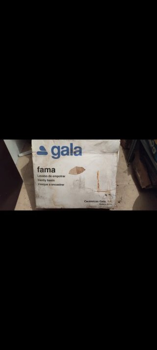 Lavabo Gala Fama empotrar blanco