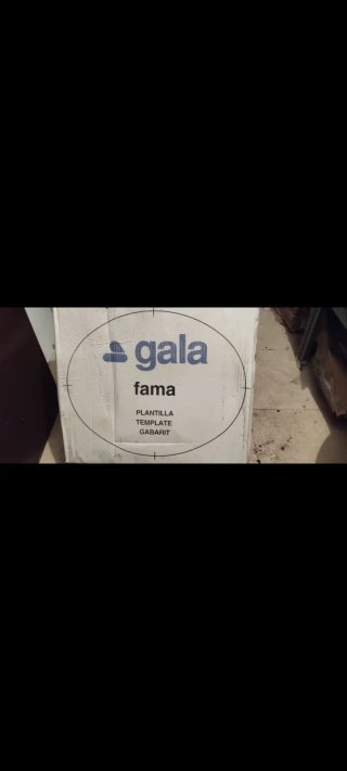 Lavabo Gala Fama empotrar blanco