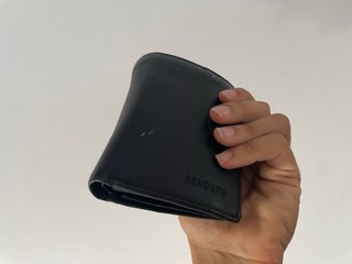 Cartera de hombre negra
