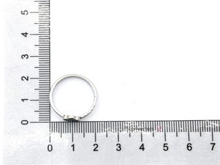 sortija plata 925mm con piedra con cuarzo
