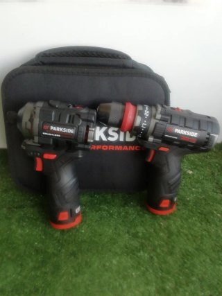 Pack Taladro Atornillador Parkside 12V