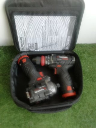 Pack Taladro Atornillador Parkside 12V