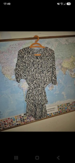 Vestito fantasia zebrata
