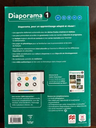 Diaporama 1, méthode de français pour adolescen...