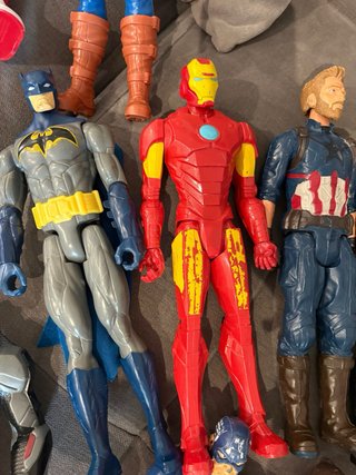 Muñecos Avengers: Iron Man, Black Panther