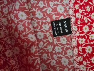 Falda corta estampada floral