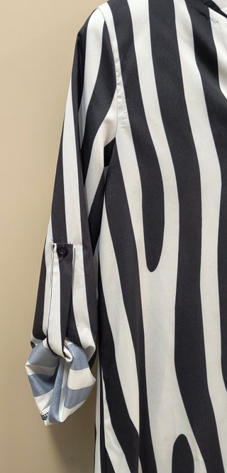 Camicia donna fantasia righe M