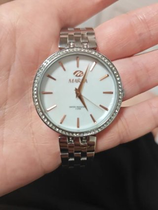 Reloj Marea Mujer Plata y Blanco