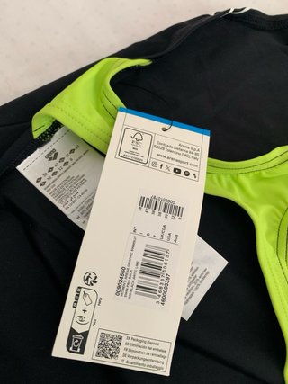 Bañador Arena Mujer Negro y Verde Talla M