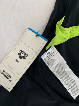 Bañador Arena Mujer Negro y Verde Talla M