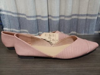 Zapatos planos rosa talla 38