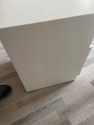 Mesita de noche BRIMNES Ikea blanca