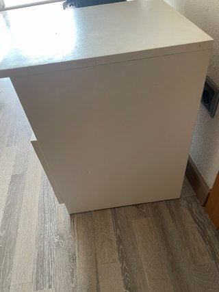 Mesita de noche BRIMNES Ikea blanca