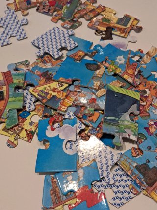 Puzzle 50 piezas Barco Pirata Galt