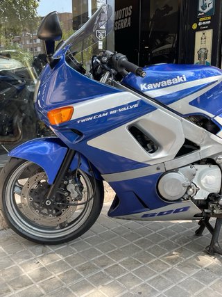 Kawasaki ZZR 600 1991 Azul/Plata
