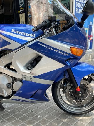Kawasaki ZZR 600 1991 Azul/Plata