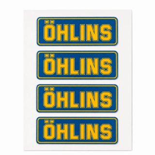 4 Pegatinas Öhlins