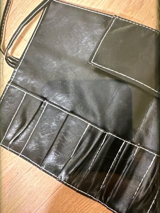 Neceser organizador de maquillaje negro