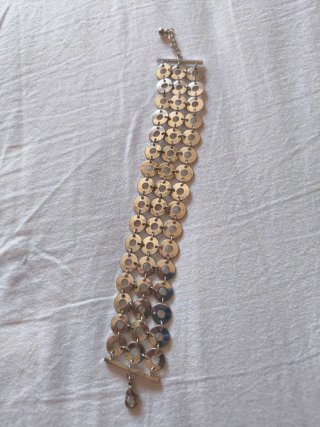 Set gioielli vintage Y2K, collana Napa e bracciale