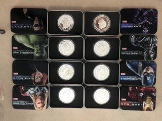 Colección Monedas para niños  marvel NO ES PLATA