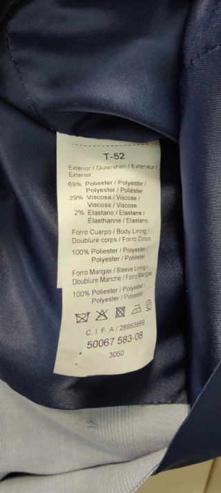 Chaquetilla de ceremonia azul