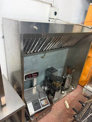 Campana extractora industrial acero inoxidable