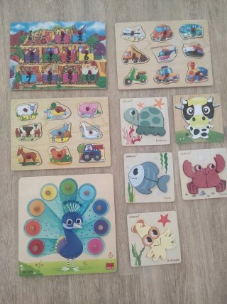 Puzzles de madera para niños