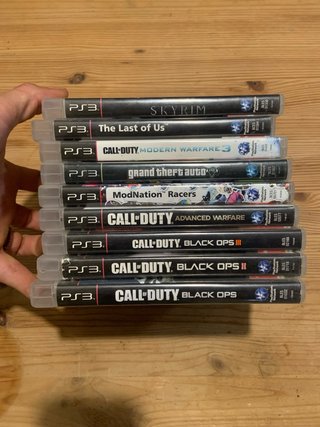 Console PS3 + 4 controller + Accessori