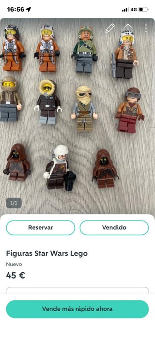 Lote Figuras Star Wars Lego