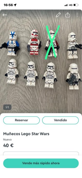 Lote Figuras Star Wars Lego