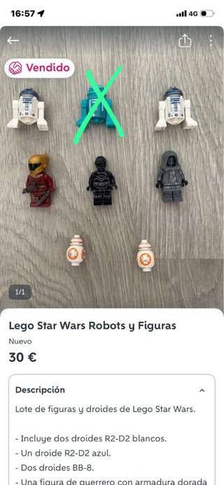 Lote Figuras Star Wars Lego