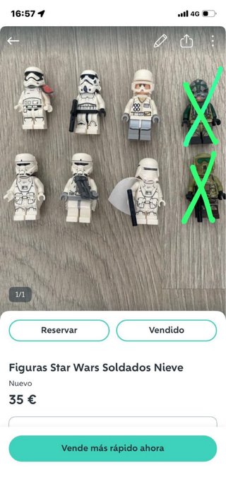 Lote Figuras Star Wars Lego