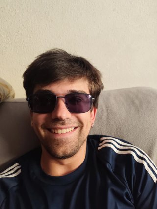 Gafas de sol graduadas azules
