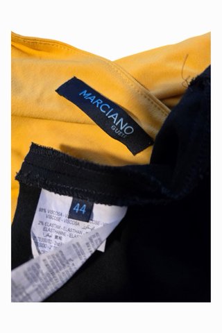 Vestido Marciano Negro y Amarillo