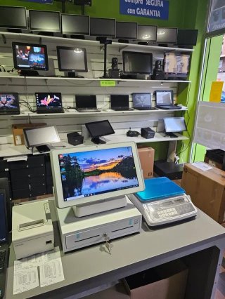 Impresora TPV 120GB + Cajón + Báscula