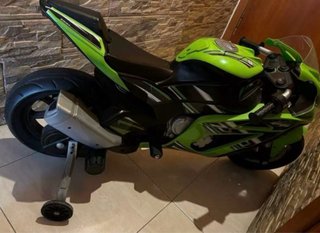 Moto Eléctrica Infantil Kawasaki Verde