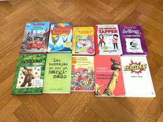 Libros juveniles, infantiles, clásicos y modernos.