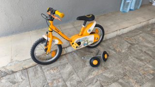 Bicicleta infantil 14 pulgadas naranja