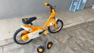 Bicicleta infantil 14 pulgadas naranja